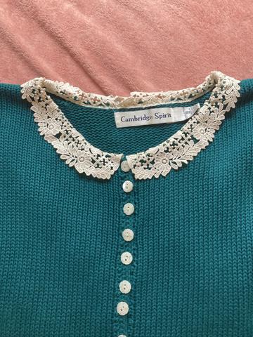 80’s puff shoulder sweater