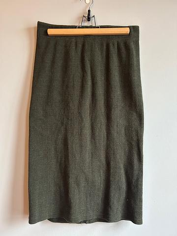Pillar Midi Knit Pencil Skirt