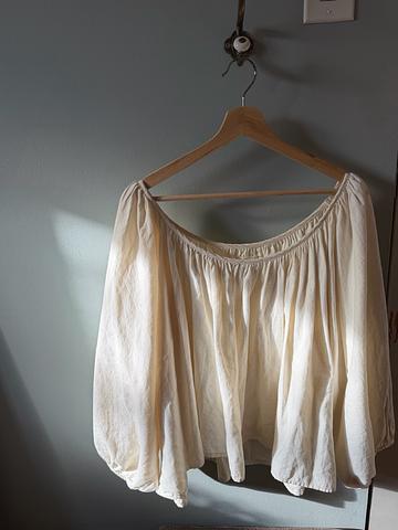 gathered blouse