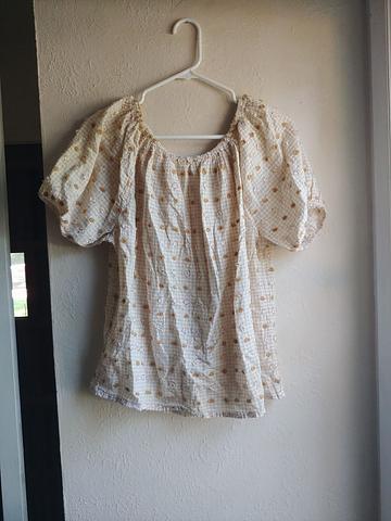 fitzroy puff sleeve top