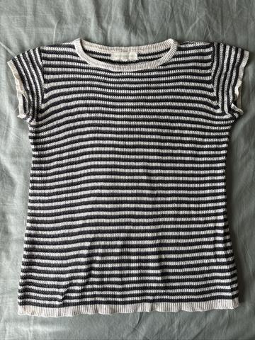 Striped sweater tee