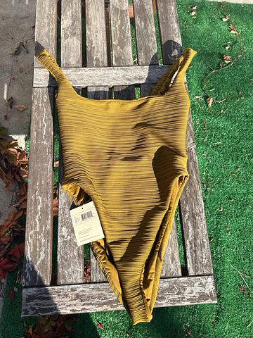 Ribbed One Piece Bathing Suit