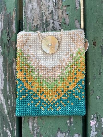 Cross stitch pouch