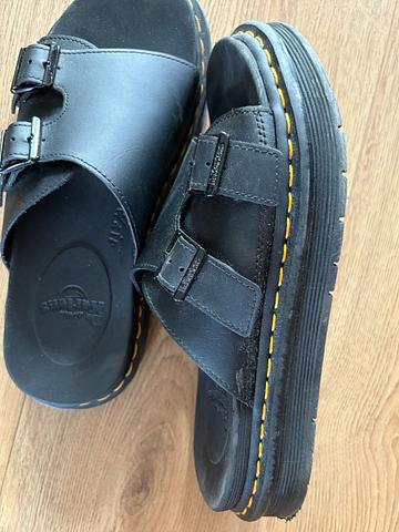 Dax doc martens leather slides