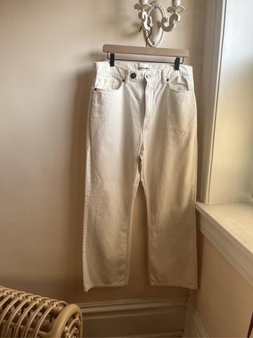 Denim flare pants