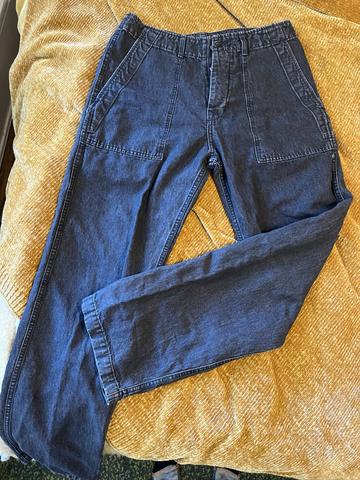 Blake trouser in black denim