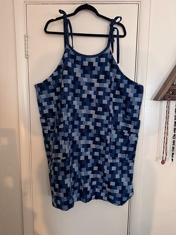 Denim Patchwork Dress