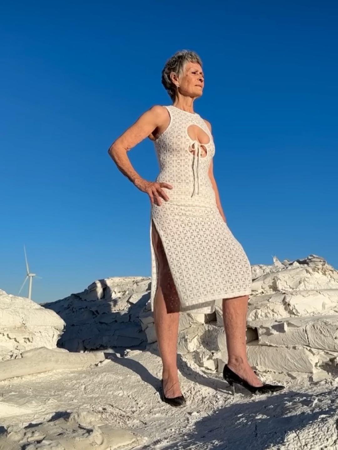 the clothing company lace dress Fashion Brand Company - Hole-y White Lace Midi Dress
