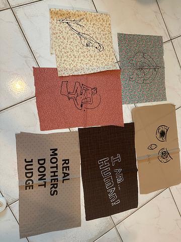 Silkscreened patches