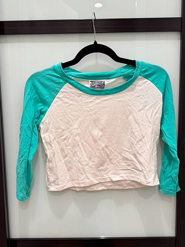 Cropped Baseball Tee
