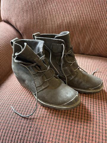 suede wedges