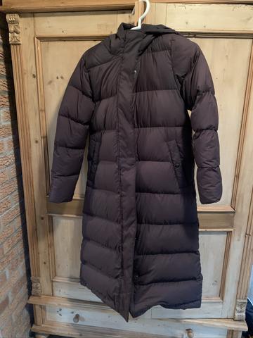 silent down long parka
