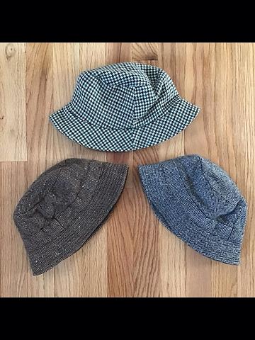 3 Vintage Late 90s J Crew & Gap Winter Wool Bucket Hats