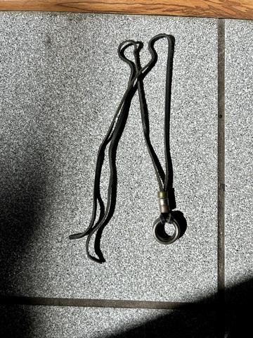 Leather necklace