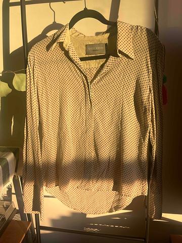 100% silk blouse
