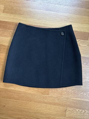 Wool mini skirt