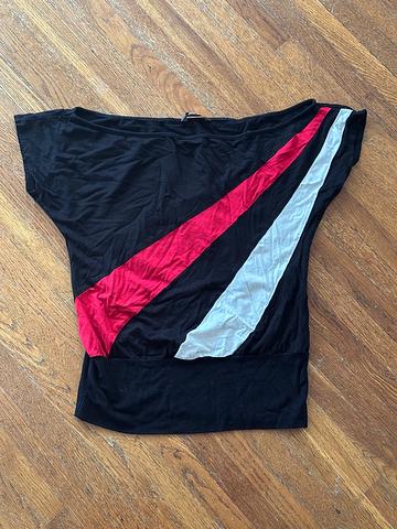 Early 2000s color block shirt