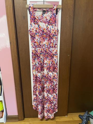 Round hem maxi dress