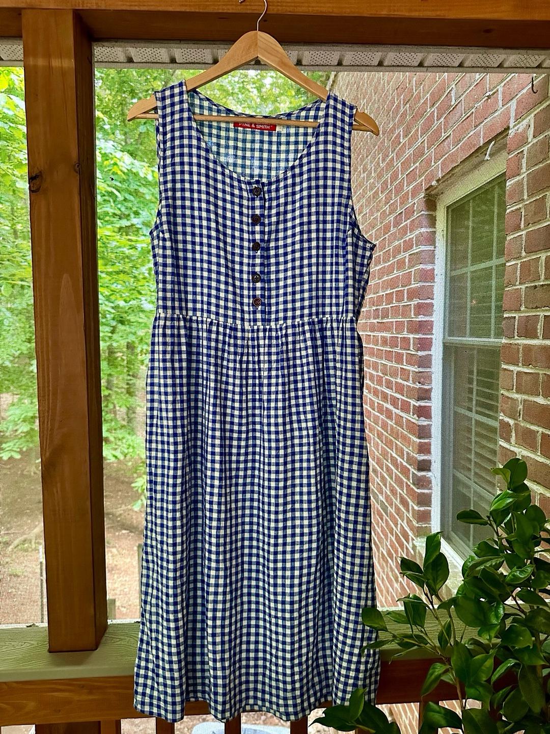 pyne and smith linen dress Classic Button Up Linen Dress