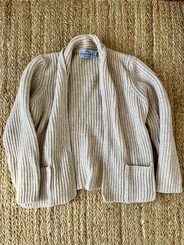 Wool cardigan