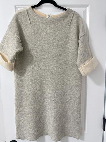 Boiled wool dress