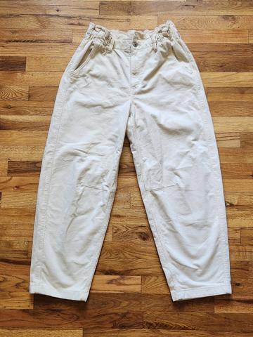 Paper Bag Barrel Corduroy Pants
