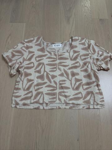 Botanical Block Print Cotton Top