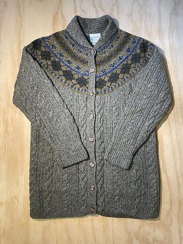 Wool Cardigan Coat