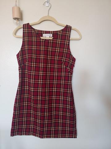 Plaid Minidress