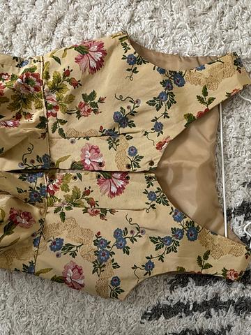 Bodice with peplum