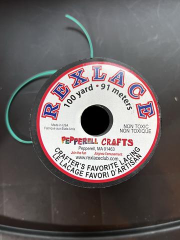 Rexlace Teal Vinyl Craft Lacing