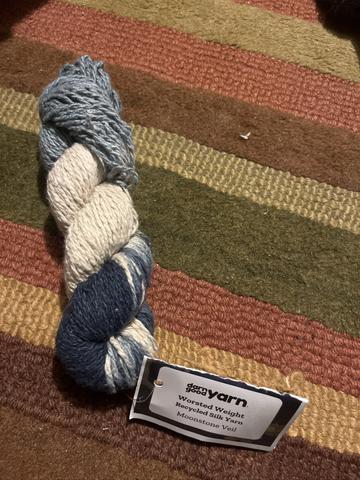 Darn Good Worsted recycled silk yarn
