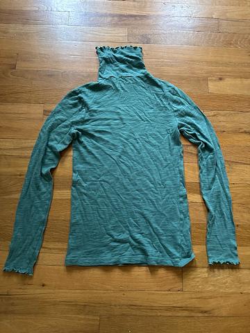 Organic cotton pima turtleneck