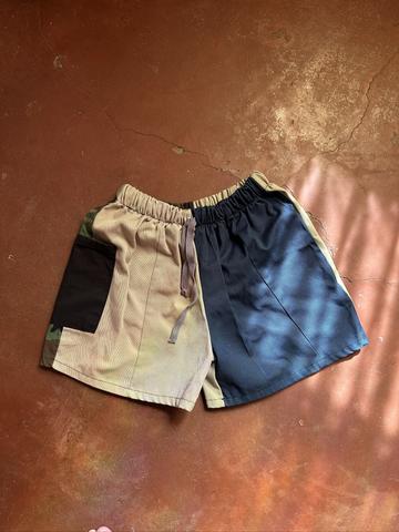 Patchwork shorts