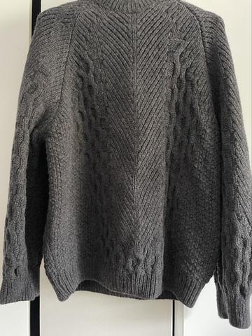 Grey lambswool sweater