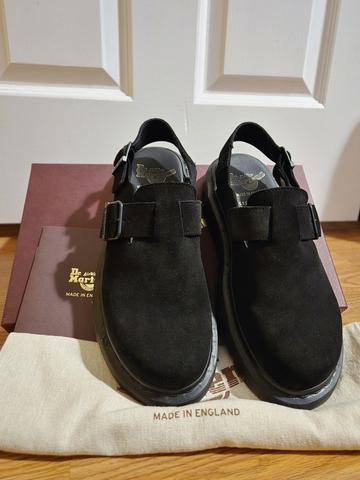 Martens Jorge Suede Mules Made in England Edition