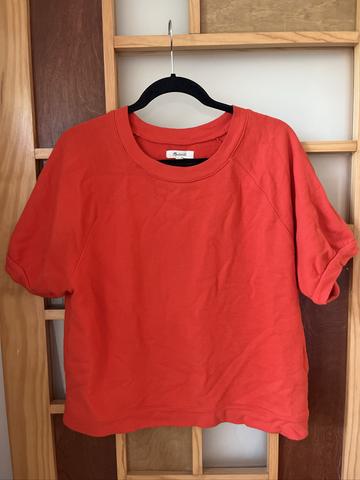 Short Sleeved Sweatshirt