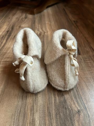 Wool booties