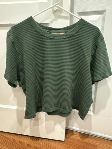 Honeycomb Crop Tee