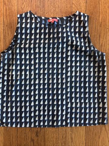 Block-print tank