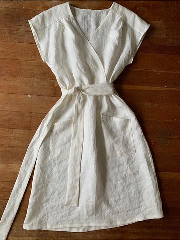 White Linen Sundress