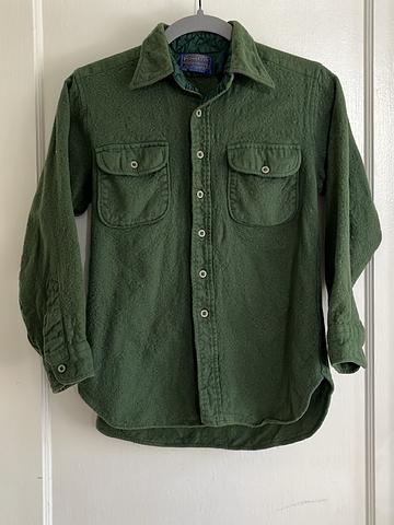 Pendleton Unisex Wool Button Down Shirt Top Jacket