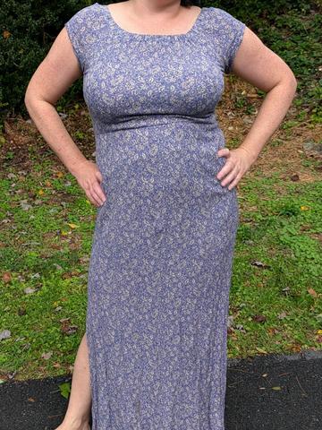 Lilac smocked dress