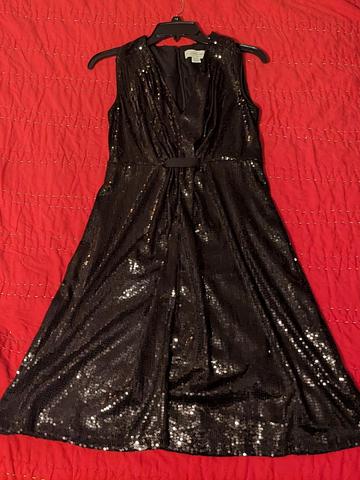 Sleeveless Sequined Dress