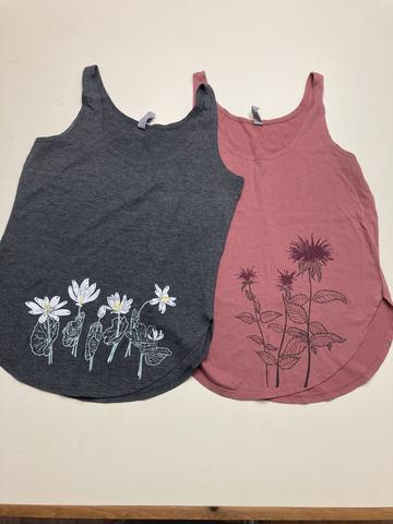 Flower tank tops