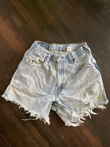 Trashed n remade Levi’s shorts