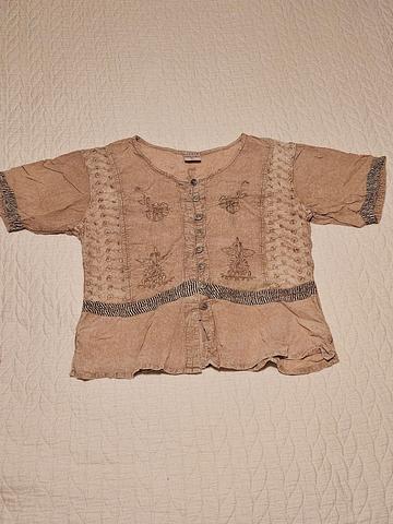 90s Celestial Embroidered Top
