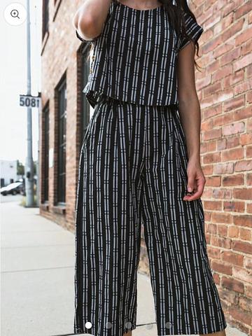Top and pants set