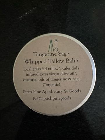 Tangerine Sage Whipped Tallow Balm