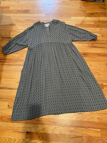 pattern oversize maxi dress